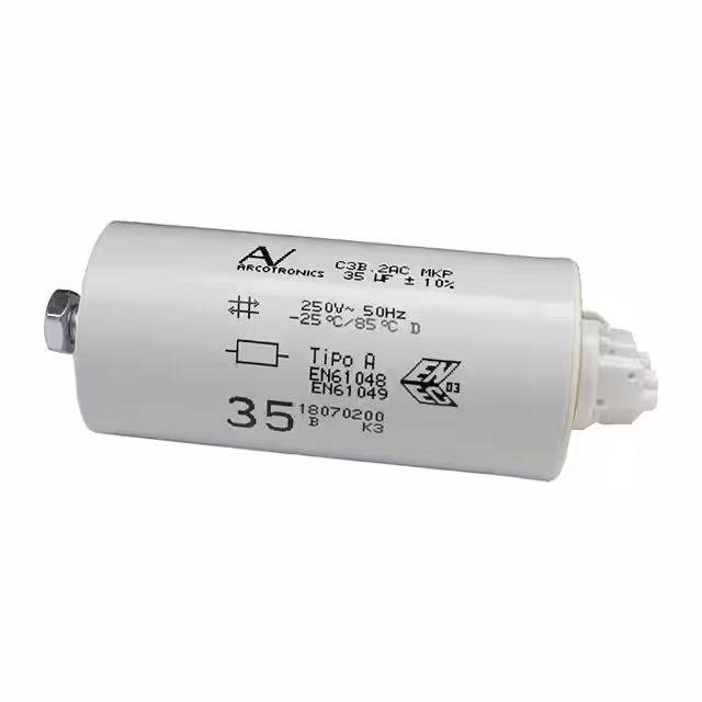 C3B2AC55350B20K KEMET  Condensatori al tantalio e ai polimeri